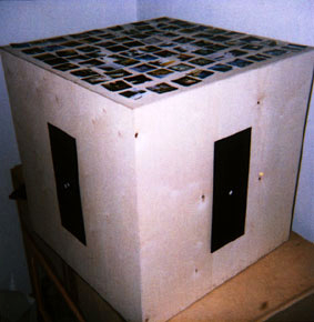 a cube names dado with pictures over it